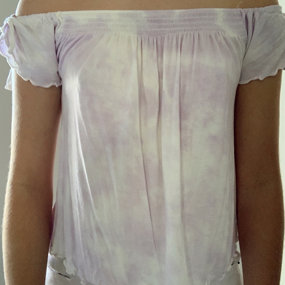 Soft off the shoulder shirt